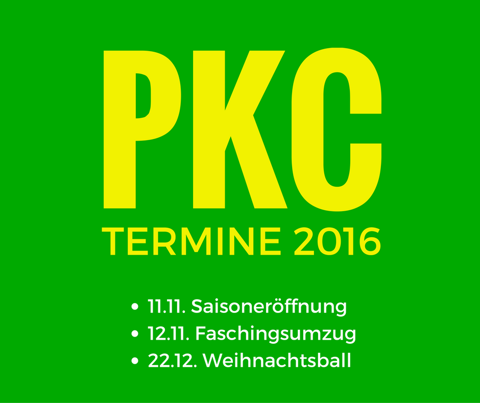 PKC – Termine 2016